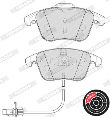 FERODO Brake Pad Set, disc brake (FDB4045)