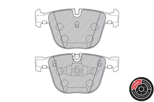 FERODO Brake Pad Set, disc brake (FDB4286)