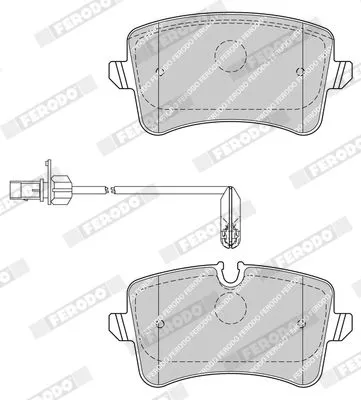 FERODO Brake Pad Set, disc brake (FDB4410)