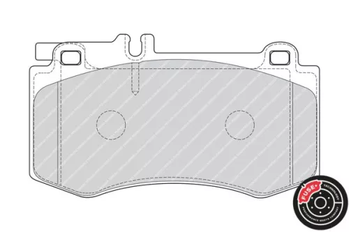 FERODO Brake Pad Set, disc brake (FDB4694)