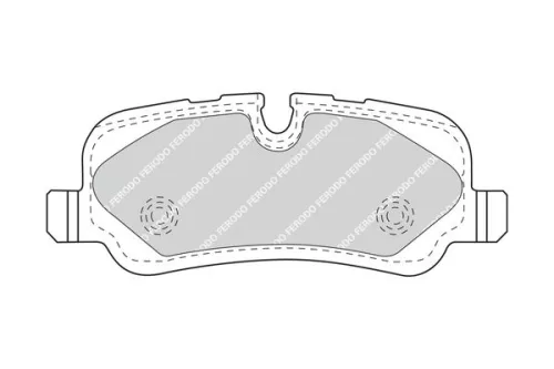 FERODO Brake Pad Set, disc brake (FDB4432)