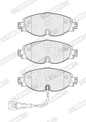 FERODO Brake Pad Set, disc brake (FDB4433)