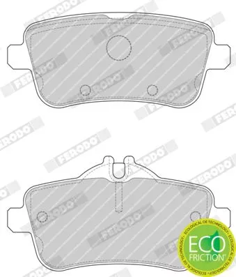 FERODO Brake Pad Set, disc brake (FDB4701)