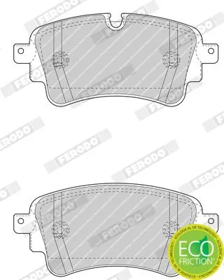FERODO Brake Pad Set, disc brake (FDB4617)