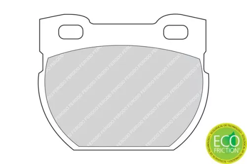 FERODO Brake Pad Set, disc brake (FDB872)