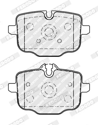 FERODO Brake Pad Set, disc brake (FDB5056)