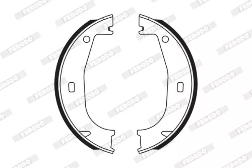 FERODO Brake Shoe Set, parking brake (FSB546)
