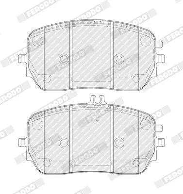 FERODO Brake Pad Set, disc brake (FDB5329)
