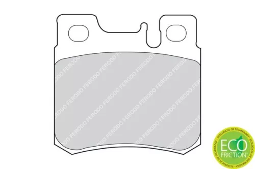 FERODO Brake Pad Set, disc brake (FDB644)