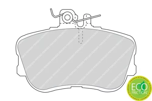 FERODO Brake Pad Set, disc brake (FDB854)
