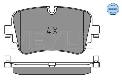 MEYLE Brake Pad Set, disc brake (0252230717)