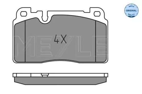 MEYLE Brake Pad Set, disc brake (0252564317)