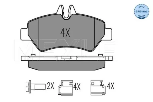 MEYLE Brake Pad Set, disc brake (0252919019)
