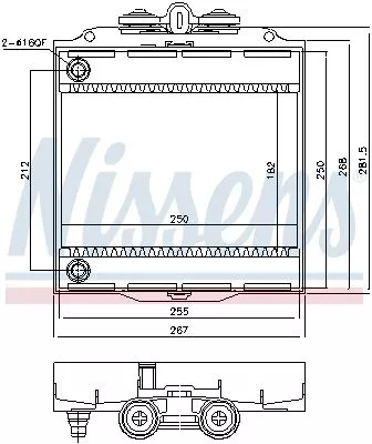 NISSENS Radiator, engine cooling (60873)