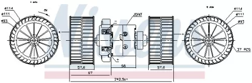 NISSENS Interior Blower (87191)