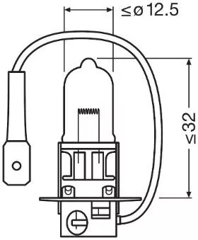 OSRAM Bulb, cornering light (64151)
