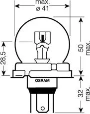 OSRAM Bulb, headlight (64199SB)