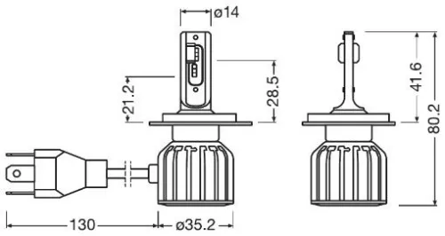 OSRAM Bulb (64193DWBRT-2HFB)