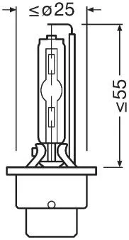 OSRAM Bulb, headlight (66240CLC)