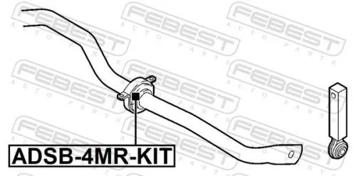 FEBEST Repair Kit, stabiliser bush (ADSB-4MR-KIT)