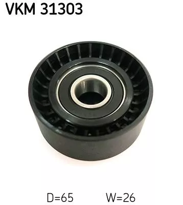 SKF Deflection/Guide Pulley, V-ribbed belt (VKM31303)