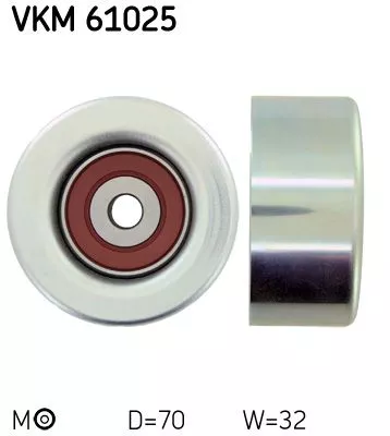 Deflection/Guide Pulley, V-ribbed belt