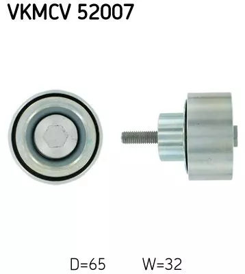 Deflection/Guide Pulley, V-ribbed belt