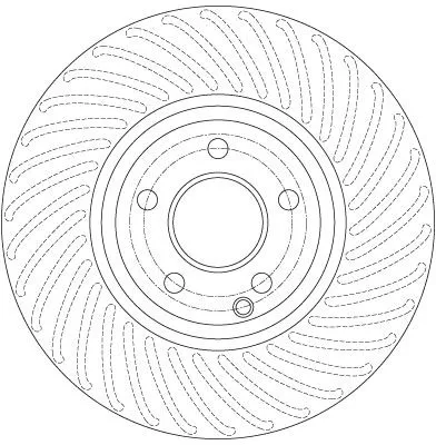 TRW Brake Disc (DF6195S)