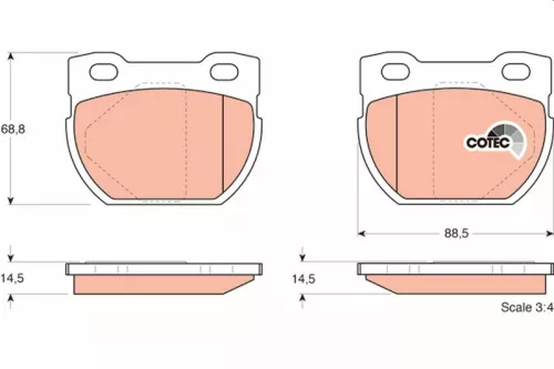 Brake Pad Set, disc brake