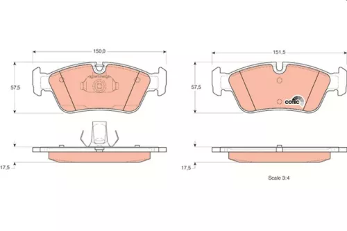 Brake Pad Set, disc brake