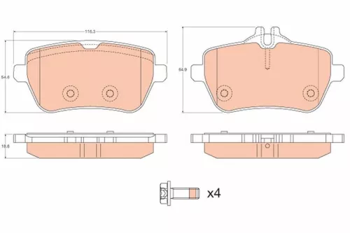 Brake Pad Set, disc brake