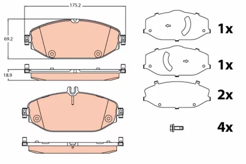 Brake Pad Set, disc brake