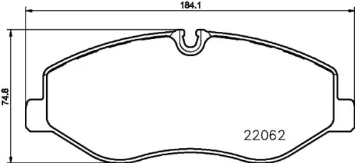 TEXTAR Brake Pad Set, disc brake (2206201)