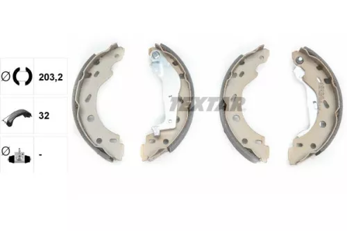 TEXTAR Brake Shoe Set (91057400)