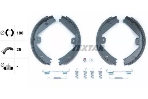 TEXTAR Brake Shoe Set, parking brake (91069100)