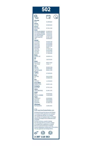 BOSCH Wiper Blade (3397118563)