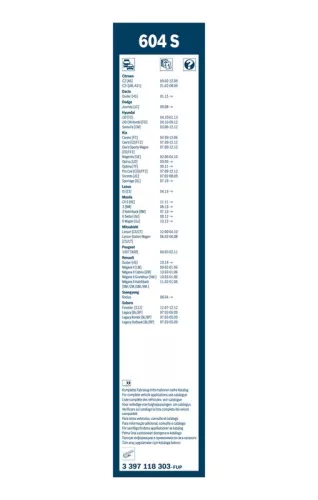 BOSCH Wiper Blade (3397118303)