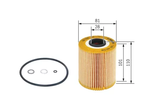 BOSCH Oil Filter (1457429638)