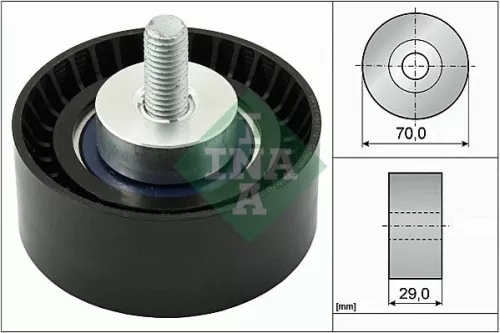 Deflection/Guide Pulley, V-ribbed belt
