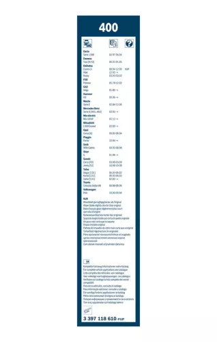 BOSCH Wiper Blade (3397118610)