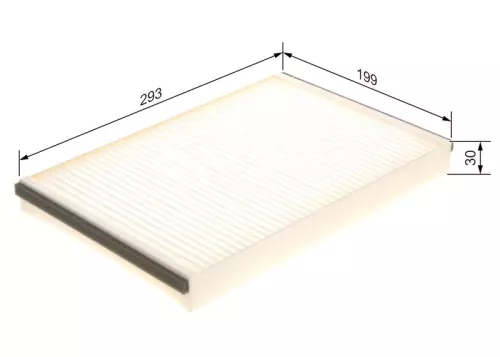 BOSCH Filter, cabin air (1987432040)