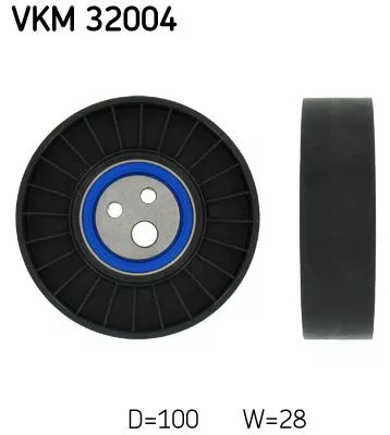 Deflection/Guide Pulley, V-ribbed belt