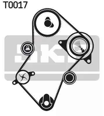 SKF Water Pump & Timing Belt Kit (VKMC03244)