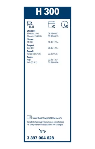 BOSCH Wiper Blade (3397004628)
