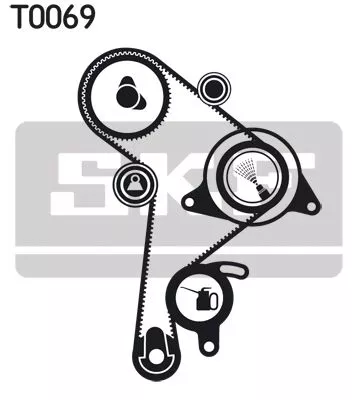 SKF Timing Belt Kit (VKMA01011)