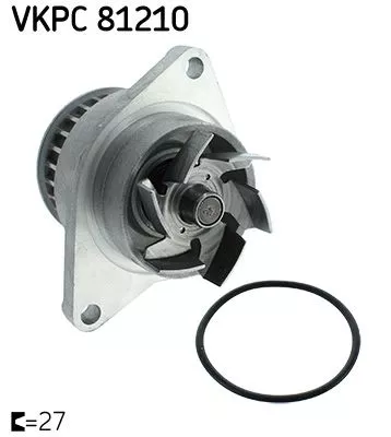 SKF Water Pump, engine cooling (VKPC81210)