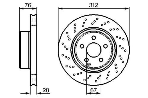 BOSCH Brake Disc (0986478471)