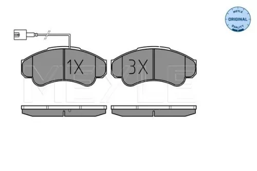 MEYLE Brake Pad Set, disc brake (0252391919/W)