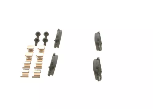 BOSCH Brake Pad Set, disc brake (0986494030)