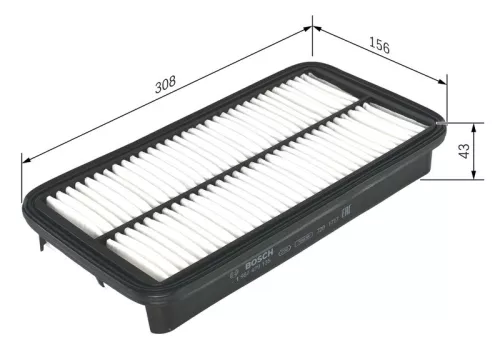 BOSCH Air Filter (1987429135)